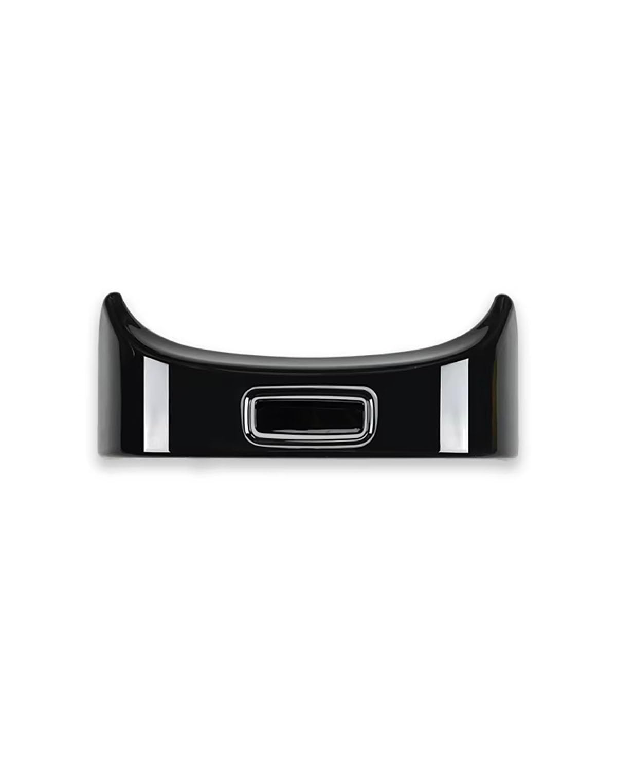 Auto Konsole Schalttafel Rahmen Für Benz E-Klasse W214 2024 Mittelkonsole Armlehne Box Knopfrahmen Dekoration Abdeckung Verkleidung Auto Styling Innenraum Mittelkonsole Dekoration Rahmen(Black) von NJHZBH