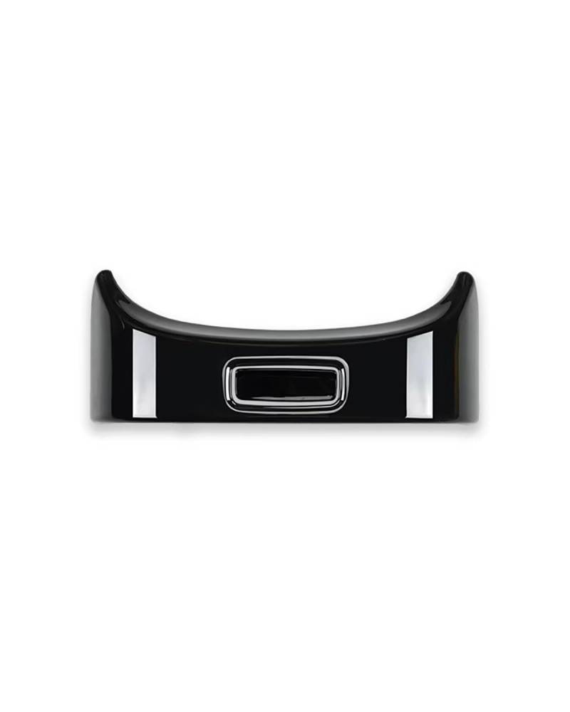 Auto Konsole Schalttafel Rahmen Für Benz E-Klasse W214 2024 Mittelkonsole Armlehne Box Knopfrahmen Dekoration Abdeckung Verkleidung Auto Styling Innenraum Mittelkonsole Dekoration Rahmen(Black) von NJHZBH