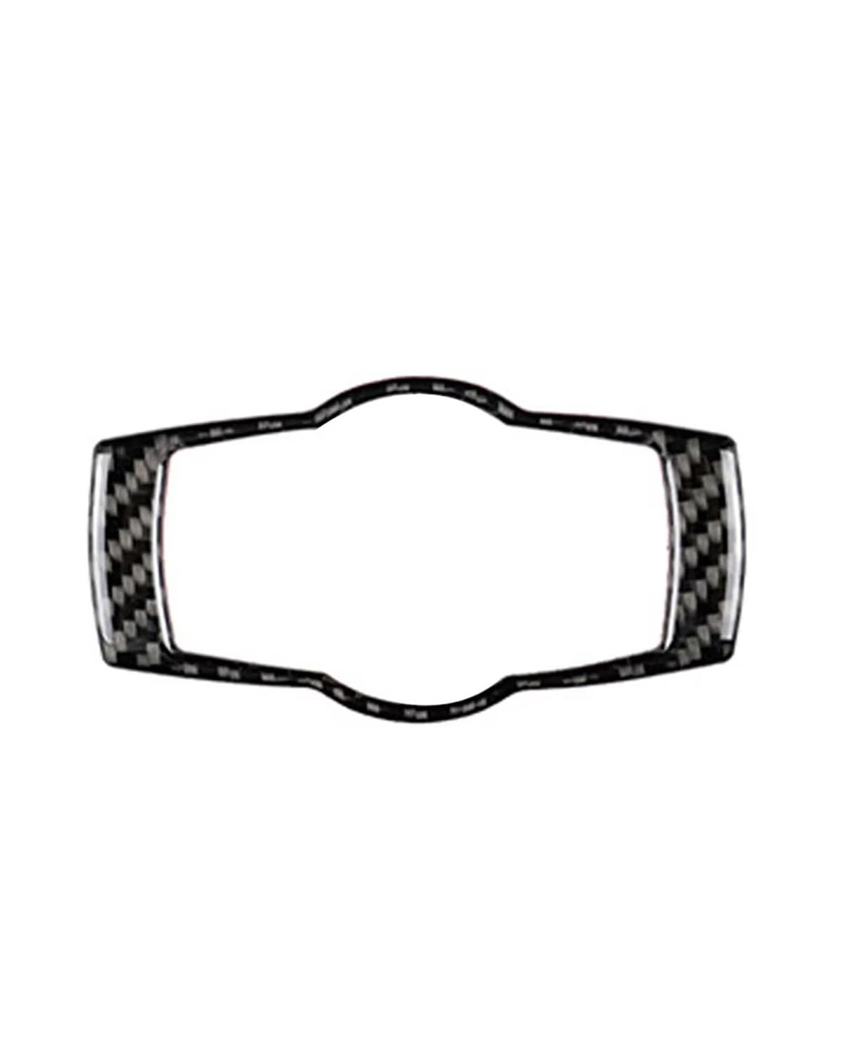 Auto Konsole Schalttafel Rahmen Für E90 E92 E93 3er-Serie 320i 325i 2005–2012 Kohlefaser Scheinwerferschalter Rahmenabdeckung Verkleidung Dekorativer Aufkleber Mittelkonsole Dekoration Rahmen(Black) von NJHZBH
