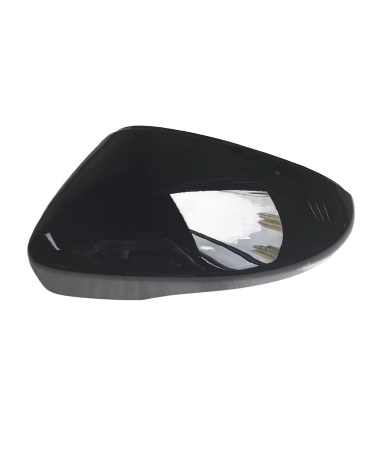 Auto Spiegelkappen Für Jetta Rückspiegel Abdeckung Auto Zubehör Rückspiegelgehäuse(Black LH) von NJHZBH