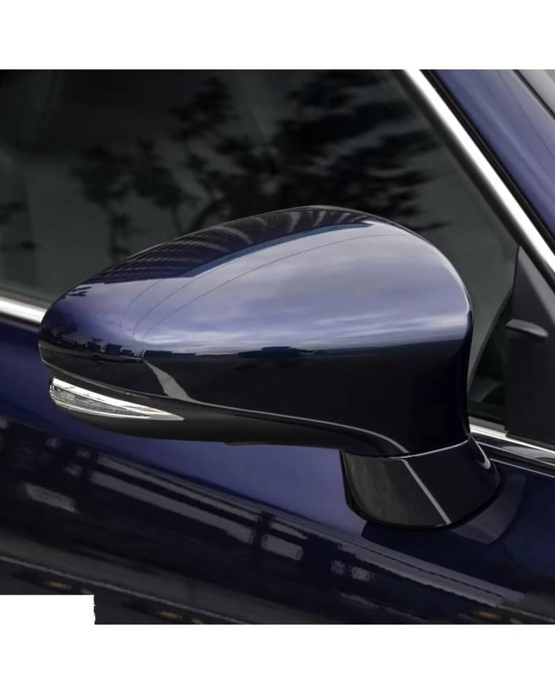 Auto Spiegelkappen Für Lexus CT200h 2011~2018 Umkehr Spiegel Abdeckung Rückspiegel Gehäuse Spiegel Shell Auto Zubehör Rückspiegelgehäuse(Blue Right) von NJHZBH