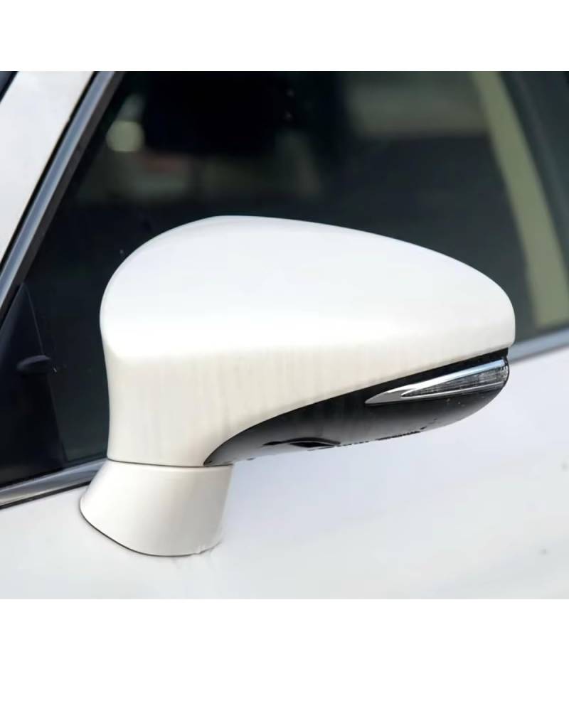 Auto Spiegelkappen Für Lexus CT200h 2011~2018 Umkehr Spiegel Abdeckung Rückspiegel Gehäuse Spiegel Shell Auto Zubehör Rückspiegelgehäuse(Pearl white Left) von NJHZBH