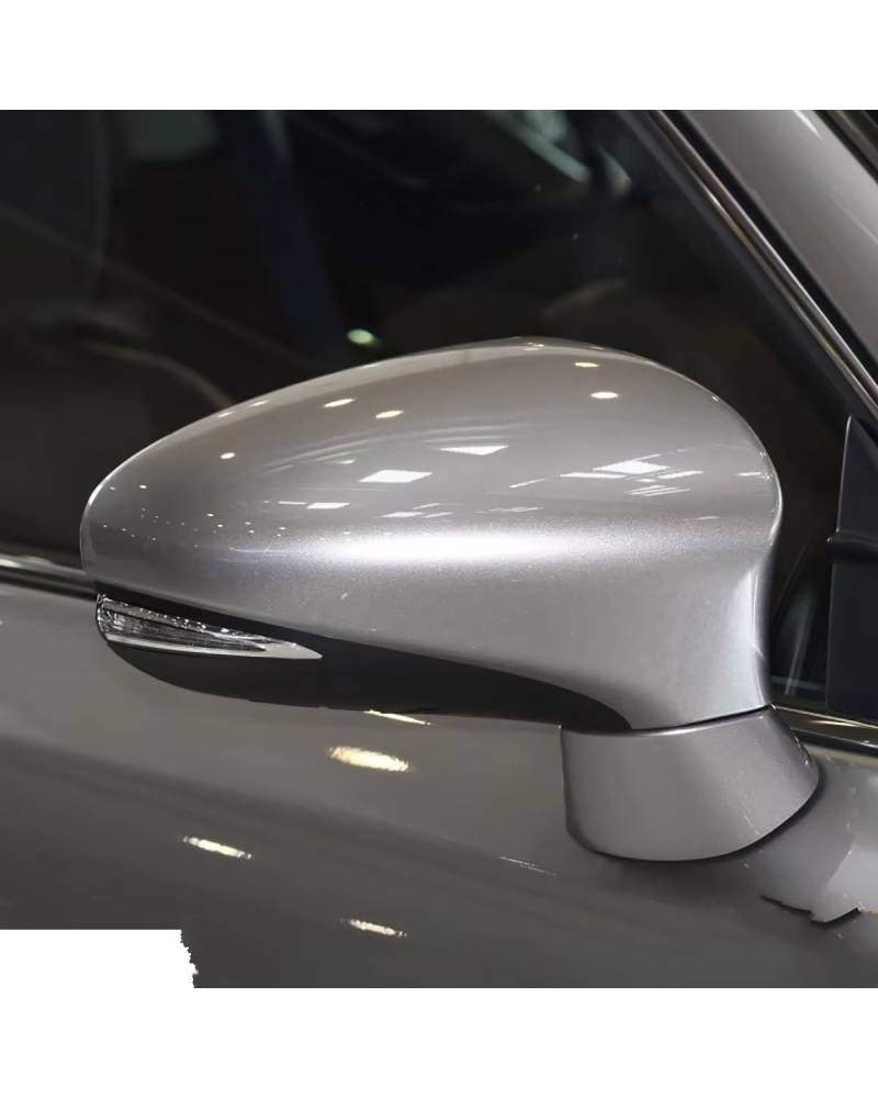Auto Spiegelkappen Für Lexus CT200h 2011~2018 Umkehr Spiegel Abdeckung Rückspiegel Gehäuse Spiegel Shell Auto Zubehör Rückspiegelgehäuse(Silver Right) von NJHZBH