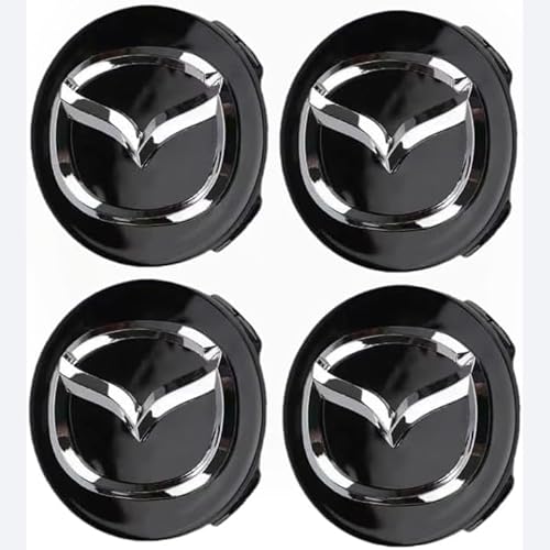 4 Stück Auto Radnabenkappen für Mazda CX-30 2019-2023,56MM,Nabendeckel Felgendeckel Nabenabdeckung Trim Schutz Kratzfest Wasserdicht Autozubehör,B 4 Stück Auto Radnabenkappen für Mazda CX-30 2019-2023,56MM,Nabendeckel Felgendeckel Nabenabdeckung Trim Schutz Kratzfest Wasserdicht Autozubehör,B von NJIVGYTA