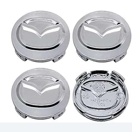 4 Stück Auto Radnabenkappen für Mazda Mx3 Cx3 Cx5 2 3 6 323 626 Rx8 Rx7 52mm,Nabendeckel Felgendeckel Nabenabdeckung Trim Schutz Kratzfest Wasserdicht Autozubehör,A von NJIVGYTA
