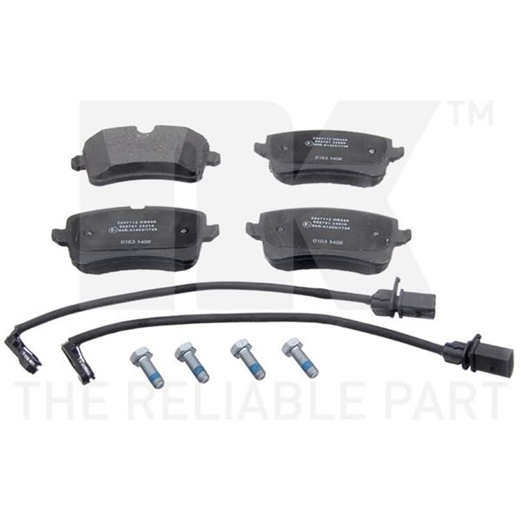 NK Bremsbel?ge hinten Audi A4 A5 A6 A7 A8 Porsche Macan NK Bremsbel?ge hinten Audi A4 A5 A6 A7 A8 Porsche Macan von NK