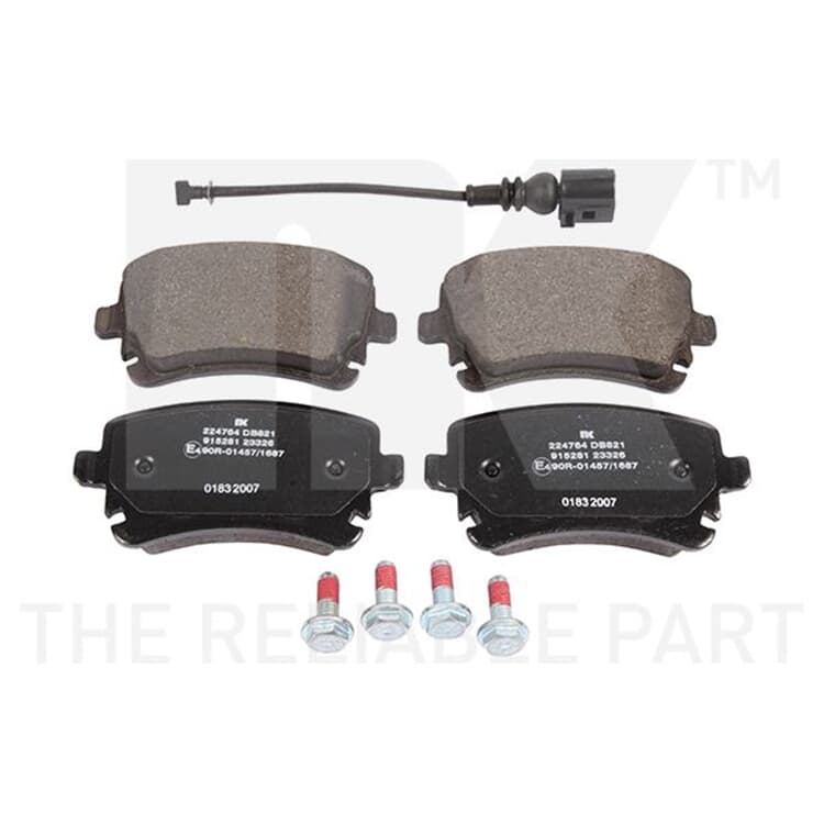 NK Bremsbel?ge hinten Audi A4 A6 VW Multivan Transporter NK Bremsbel?ge hinten Audi A4 A6 VW Multivan Transporter von NK