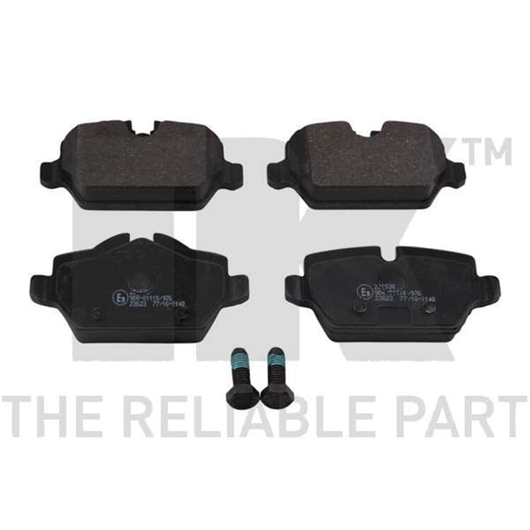 NK Bremsbel?ge hinten BMW 1er E81 E87 3er E90 Mini NK Bremsbel?ge hinten BMW 1er E81 E87 3er E90 Mini von NK