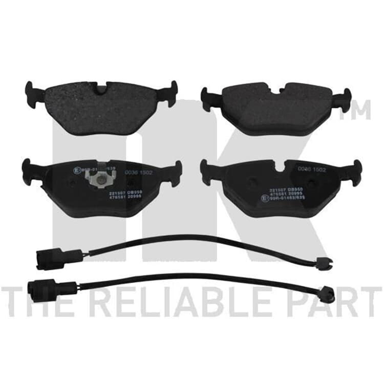 NK Bremsbel?ge hinten BMW 3er 5er 7er Z3 NK Bremsbel?ge hinten BMW 3er 5er 7er Z3 von NK
