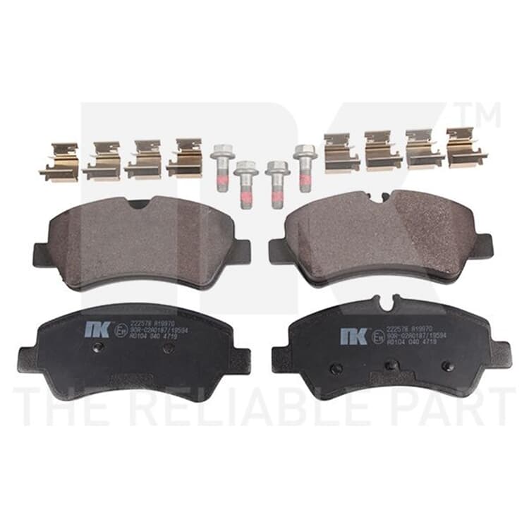 NK Bremsbel?ge hinten Ford Tourneo Custom Bus Transit 2.2 TDCi NK Bremsbel?ge hinten Ford Tourneo Custom Bus Transit 2.2 TDCi von NK
