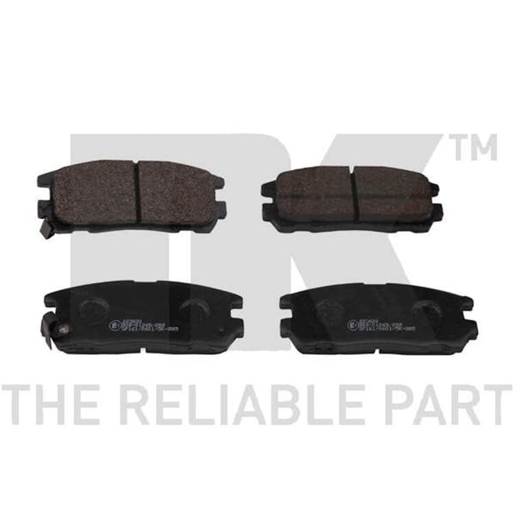 NK Bremsbel?ge hinten Isuzu Trooper Opel Frontera Monterey NK Bremsbel?ge hinten Isuzu Trooper Opel Frontera Monterey von NK