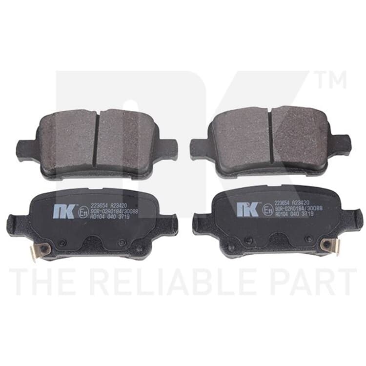 NK Bremsbel?ge hinten Opel Ampera-E Astra Insignia NK Bremsbel?ge hinten Opel Ampera-E Astra Insignia von NK