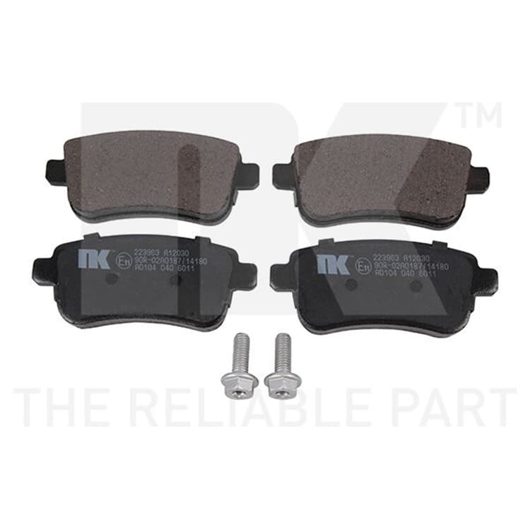 NK Bremsbel?ge hinten Renault Fluence Grand Megane Sc?nic NK Bremsbel?ge hinten Renault Fluence Grand Megane Sc?nic von NK