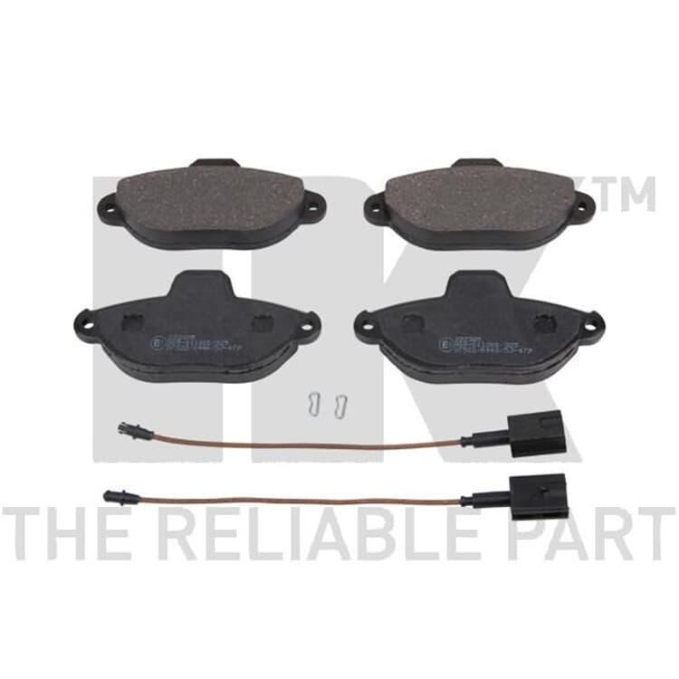 NK Bremsbel?ge vorne Fiat 500 Ford Ka NK Bremsbel?ge vorne Fiat 500 Ford Ka von NK