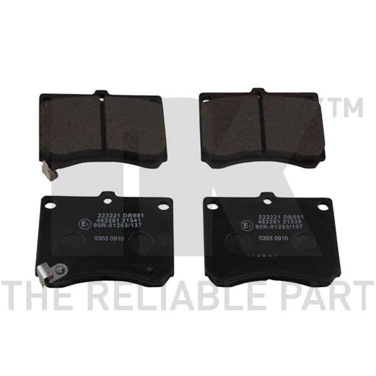 NK Bremsbel?ge vorne Mazda 323 Mx-3 NK Bremsbel?ge vorne Mazda 323 Mx-3 von NK