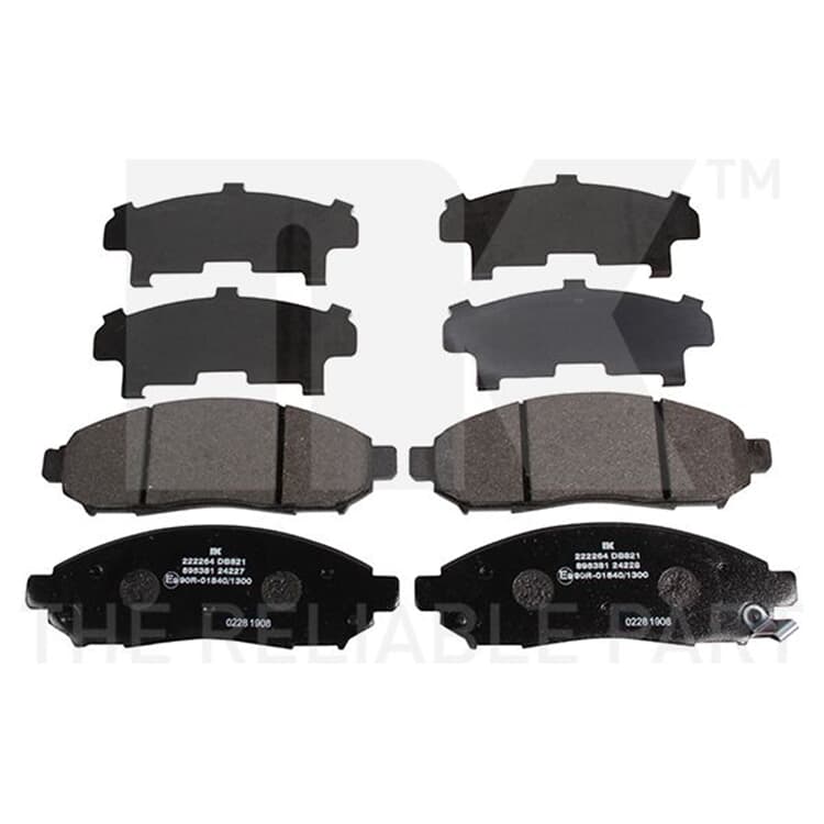 NK Bremsbel?ge vorne Nissan Evalia Leaf Np300 Nv200 Pathfinder NK Bremsbel?ge vorne Nissan Evalia Leaf Np300 Nv200 Pathfinder von NK