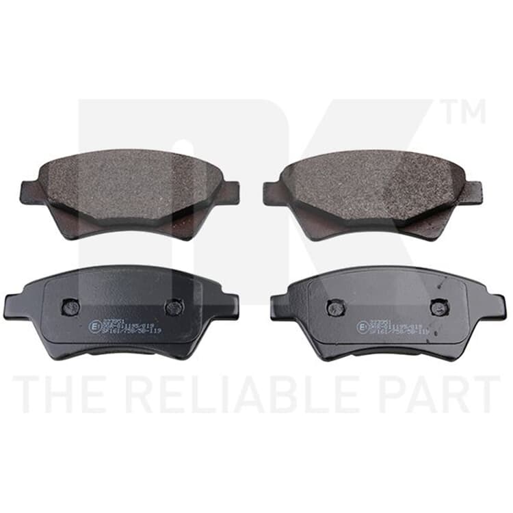 NK Bremsbel?ge vorne Renault Grand Kangoo Megane Sc?nic NK Bremsbel?ge vorne Renault Grand Kangoo Megane Sc?nic von NK