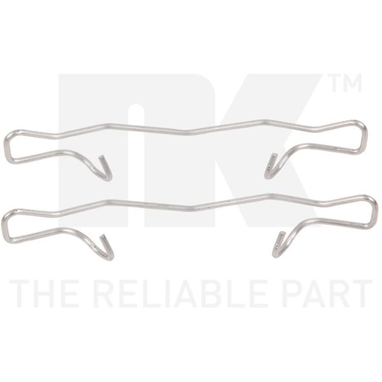 NK Zubeh?rsatz f?r Bremsbel?ge hinten Audi A3 Ford C-Max Mazda 3 Opel Vectra C Toyota von NK