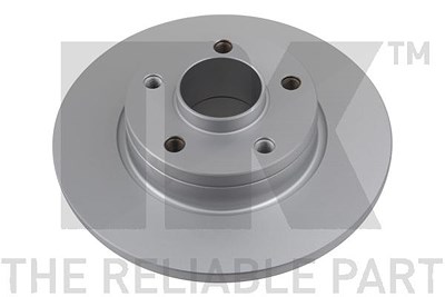 Nk 1x Bremsscheibe Hinterachse Voll ohne Radlager [Hersteller-Nr. 313647] für Nissan, Opel, Renault, Vauxhall von NK