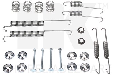 Nk Zubehörsatz, Bremsbacken [Hersteller-Nr. 7948678] für Citroën, Dacia, Renault, Volvo von NK