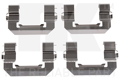 Nk Zubehörsatz, Scheibenbremsbelag [Hersteller-Nr. 79361761] für Chevrolet, Opel, Vauxhall von NK