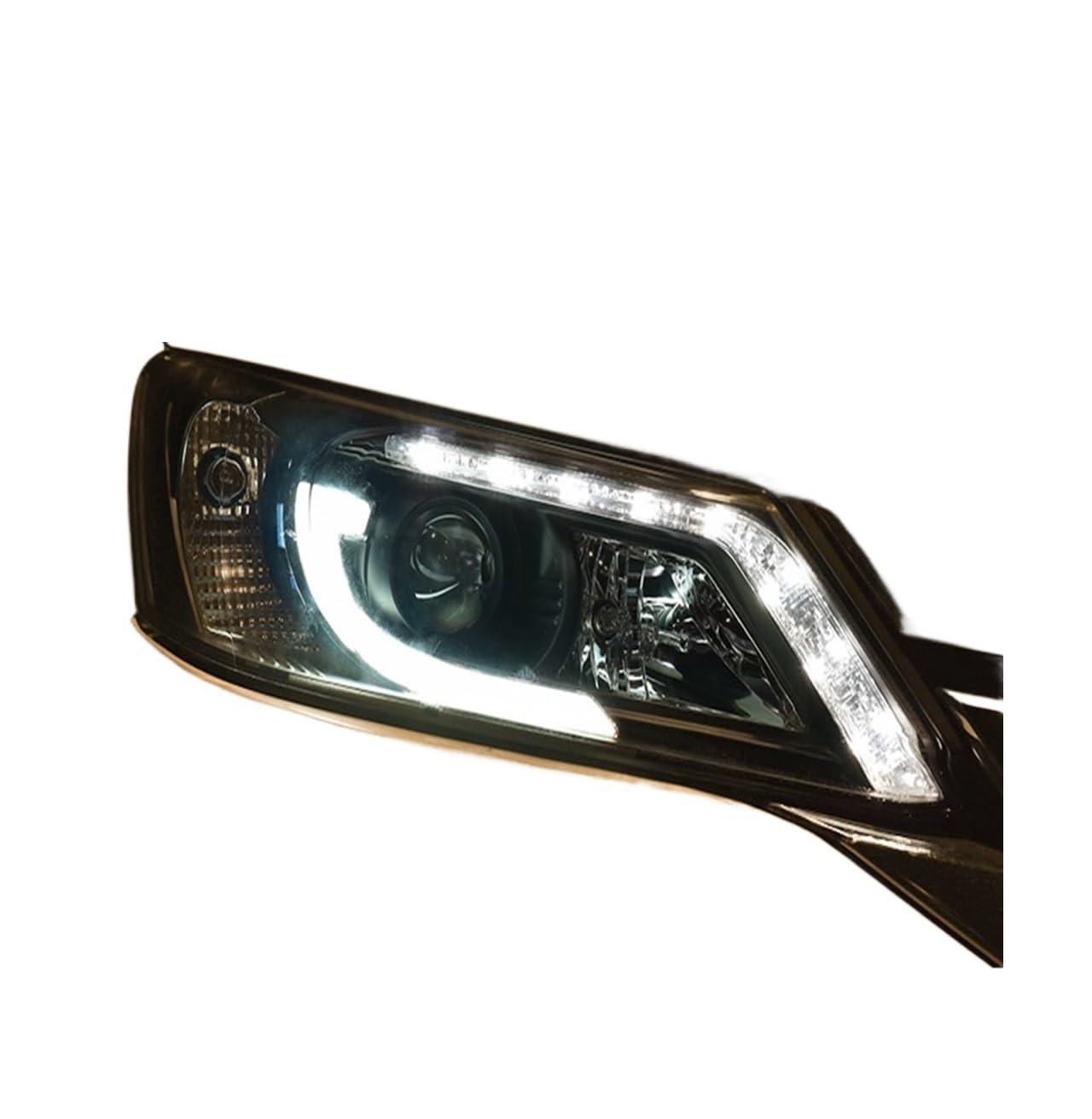 NKAVUNROL Headlight Assembly Compatible With Accord 2013-2015 LED DRL Turn Signal Xenon Low Beam(LED Lamp) von NKAVUNROL