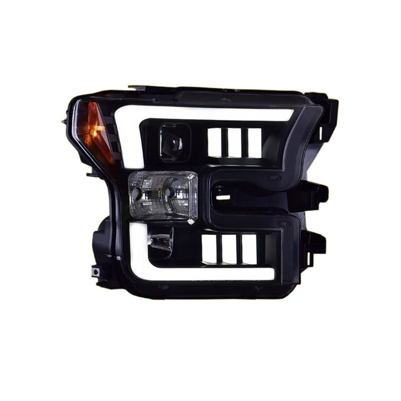 NKAVUNROL Headlight Assembly Compatible With F150 2015-2018 F-150 LED DRL LED Sequential turn signal Xenon low beam Halogen Compatible With high beam(LED Turn Signal) von NKAVUNROL
