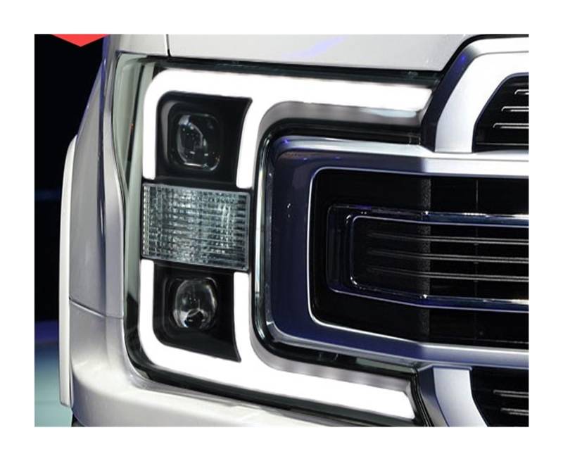 NKAVUNROL Headlight Assembly Compatible With F150 2018 2019 LED daytime running light turn signal low beam Compatible With high beam(HID Lamp) von NKAVUNROL
