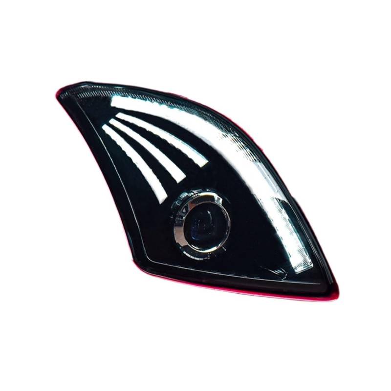 NKAVUNROL Headlight Assembly Compatible With Suzuki Swift 2005-2016 LED DRL Dual Beam Lens LED Sequential Turn Signal von NKAVUNROL