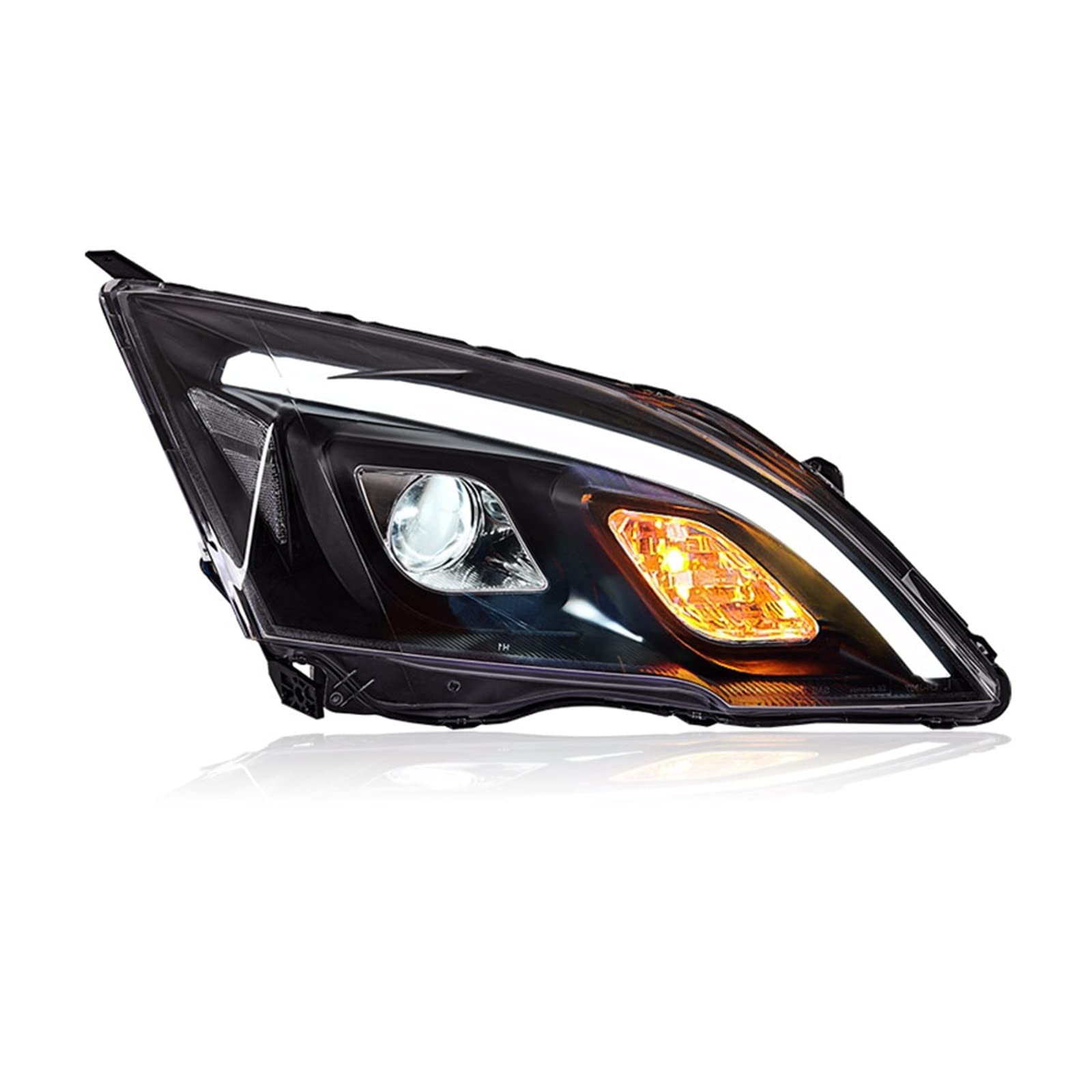 NKAVUNROL LED Daytime Running Light Double Beam Lens Headlight Assembly Compatible With CR-V Headlight Assembly 2007-2011 Compatible With CRV NKAVUNROL LED Daytime Running Light Double Beam Lens Headlight Assembly Compatible With CR-V Headlight Assembly 2007-2011 Compatible With CRV von NKAVUNROL