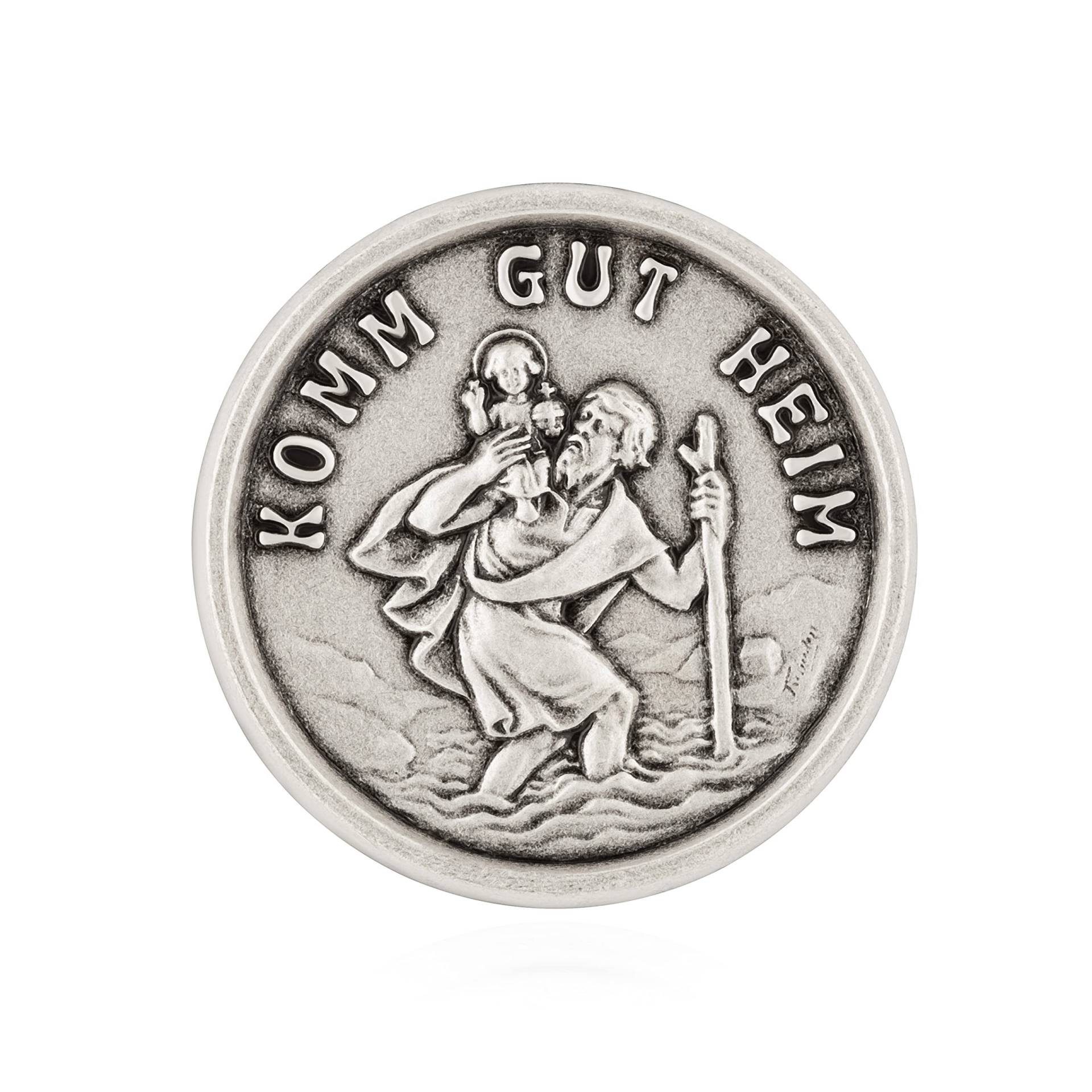 NKlaus 3cm Autoplakette Komm gut Heim Schutzpatron der Reisenden Selbstklebend Magnet 11428 NKlaus 3cm Autoplakette Komm gut Heim Schutzpatron der Reisenden Selbstklebend Magnet 11428 von NKlaus