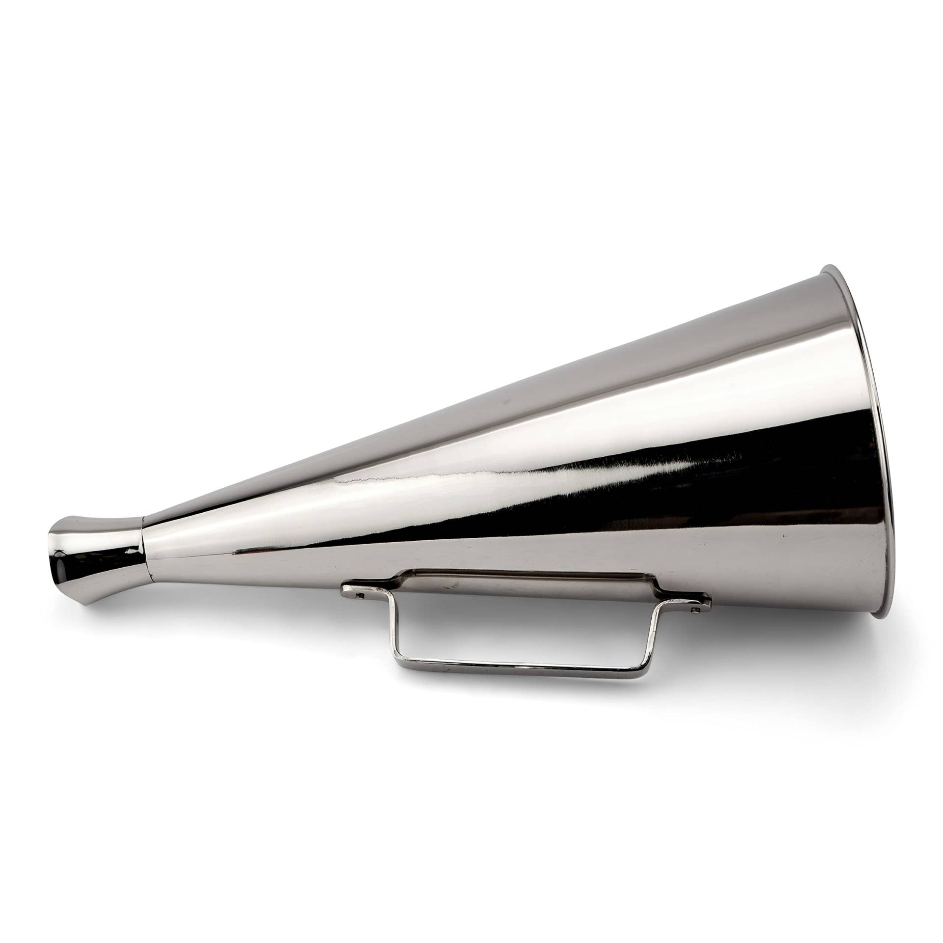NKlaus Megaphone maritim Messing massiv silber 36cm lang Sprachrohr antik Stil Nebelhorn 11802 NKlaus Megaphone maritim Messing massiv silber 36cm lang Sprachrohr antik Stil Nebelhorn 11802 von NKlaus