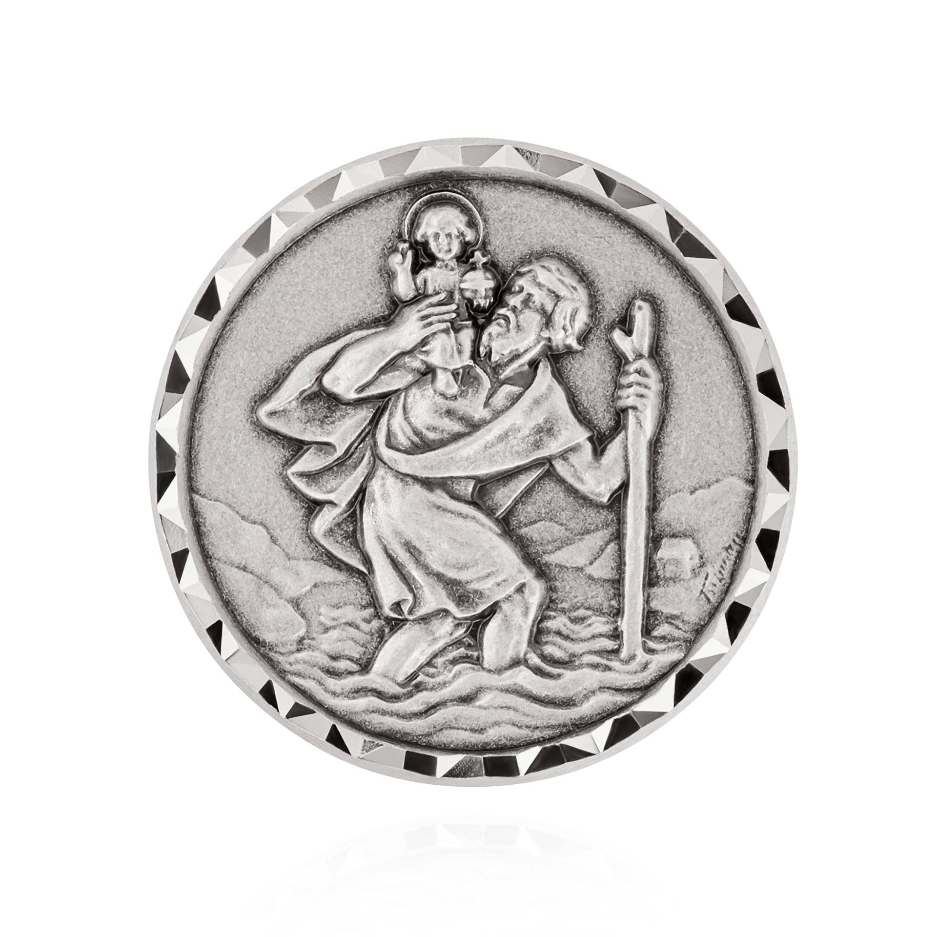 NKlaus Schutzpatron der Fahrer 3cm Autoplakette Rand diamantiert Selbstklebend Magnet 11441 NKlaus Schutzpatron der Fahrer 3cm Autoplakette Rand diamantiert Selbstklebend Magnet 11441 von NKlaus