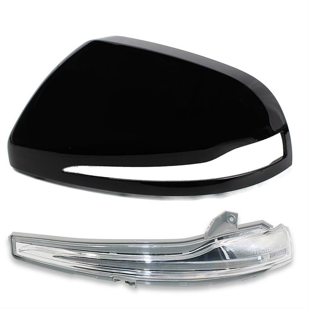 Auto Spiegelkappen 1/2 Pcs Auto Rückspiegel Licht Lampe Gehäuse Und Lampe Set Ersatz Für Benz(Left) von NLEZIZ