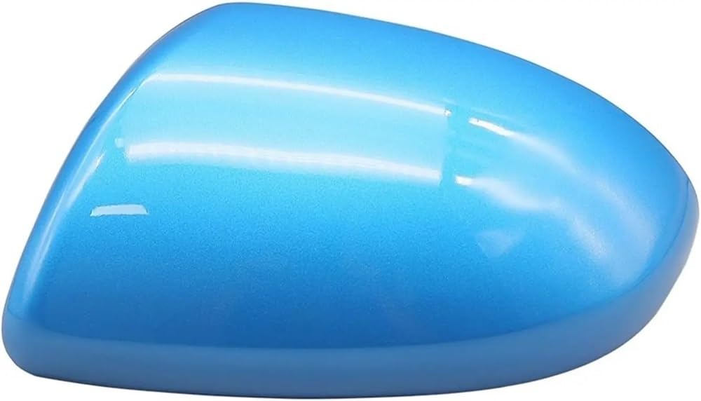 Auto Spiegelkappen Auto Rückspiegel Abdeckung Kappe Flügel Seite Spiegel Shell Für Mazda 2 Für Demio 2007-2013(Blue1 Lh) von NLEZIZ