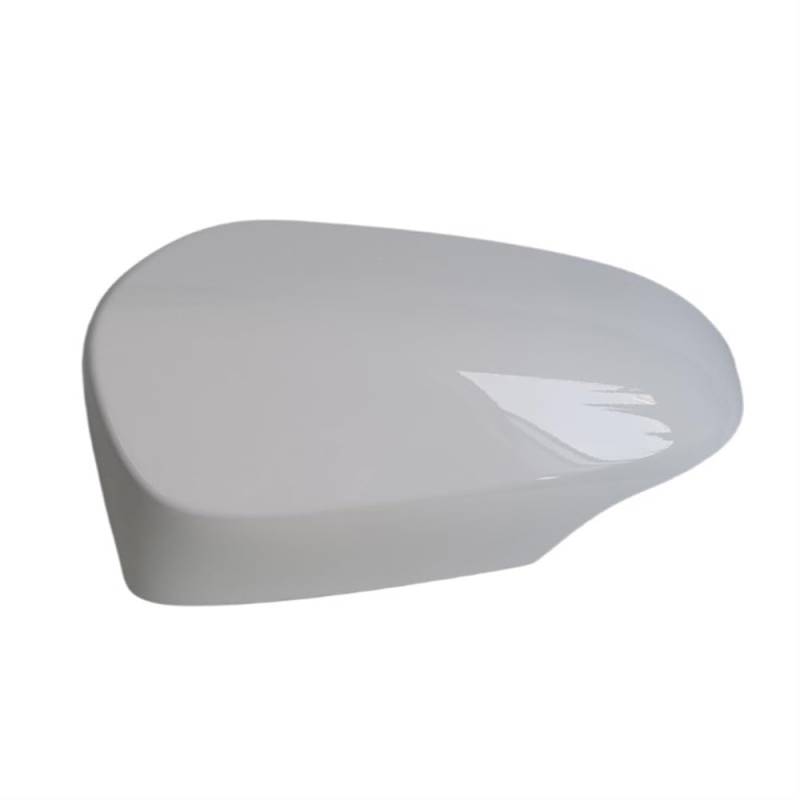Auto Spiegelkappen Autozubehör Rückspiegelabdeckung Spiegelgehäuse Deckel Fall Für Für Yaris Für Fließheck 2012-2020(L White) von NLEZIZ