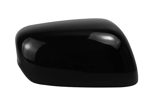 Auto Spiegelkappen Für Fit 2008-2013 Autozubehör Rückspiegelabdeckung Spiegelgehäuseschale Ohne Lampentyp(1pcs Black Right) von NLEZIZ