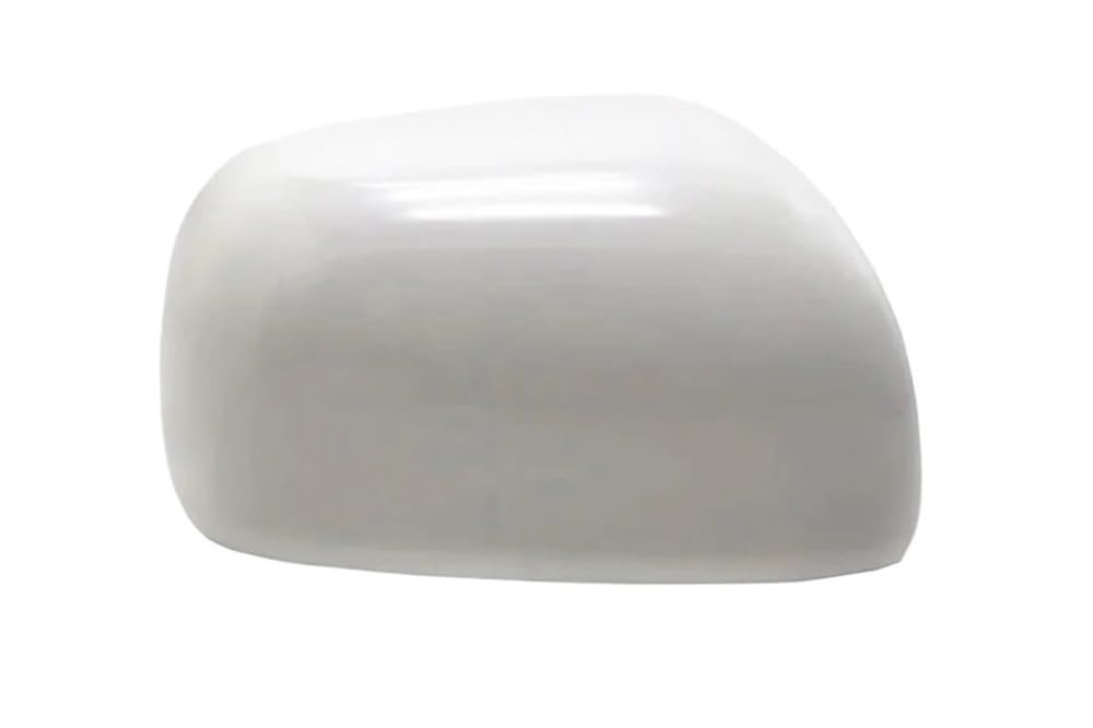 Auto Spiegelkappen Für Für RAV4 2009-2013 Autozubehör Rückspiegelabdeckung Spiegelgehäuseschale Ohne Lampentyp(1pcs super White R) von NLEZIZ