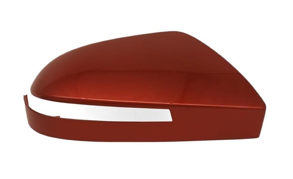 Auto Spiegelkappen Für Venucia Für D60 2017-2021 Auto Außen Rückspiegel Abdeckung Seite Spiegel Gehäuse Shell Mit Lampe Typ(1pcs red Right) von NLEZIZ
