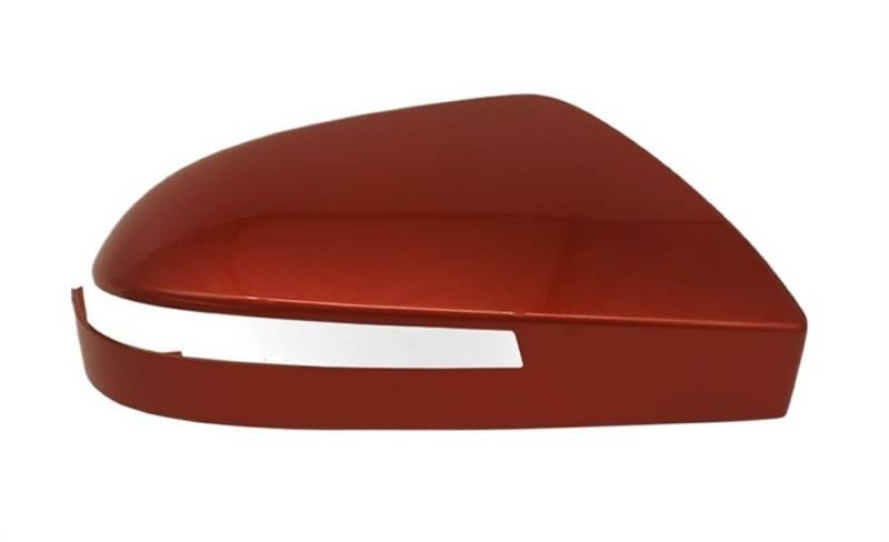 Auto Spiegelkappen Für Venucia Für D60 2017-2021 Auto Außen Rückspiegel Abdeckung Seite Spiegel Gehäuse Shell Mit Lampe Typ(1pcs red Right) von NLEZIZ