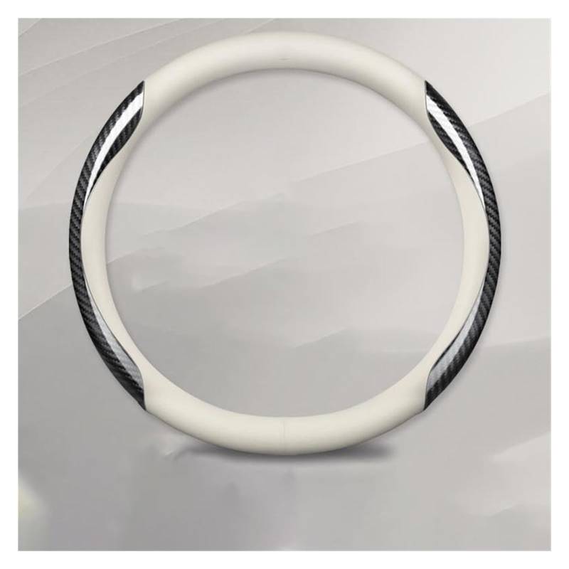 Für Ford Für Focus Mk4 2019-2022 Für ST Line Rutschfester, atmungsaktiver Lenkradschutz, Größe M 37–38 cm/14,5–15 Zoll Lenkradbezug(‎A) von NLNGNZBZTP