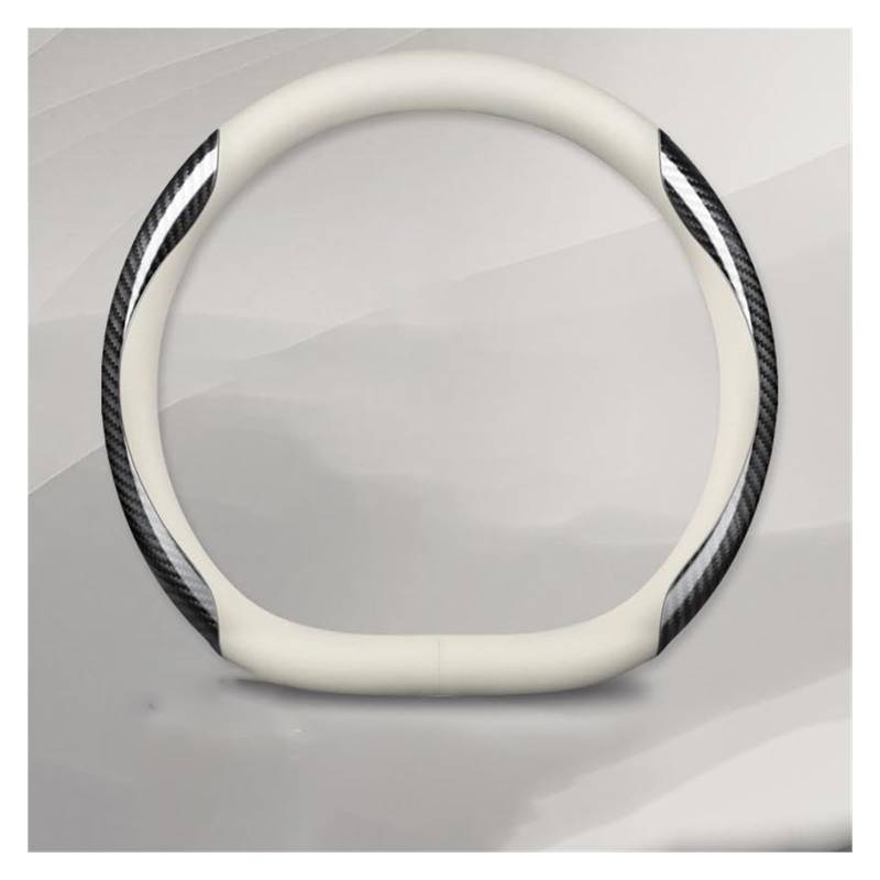 Für Ford Für Focus Mk4 2019-2022 Für ST Line Rutschfester, atmungsaktiver Lenkradschutz, Größe M 37–38 cm/14,5–15 Zoll Lenkradbezug(‎B) von NLNGNZBZTP