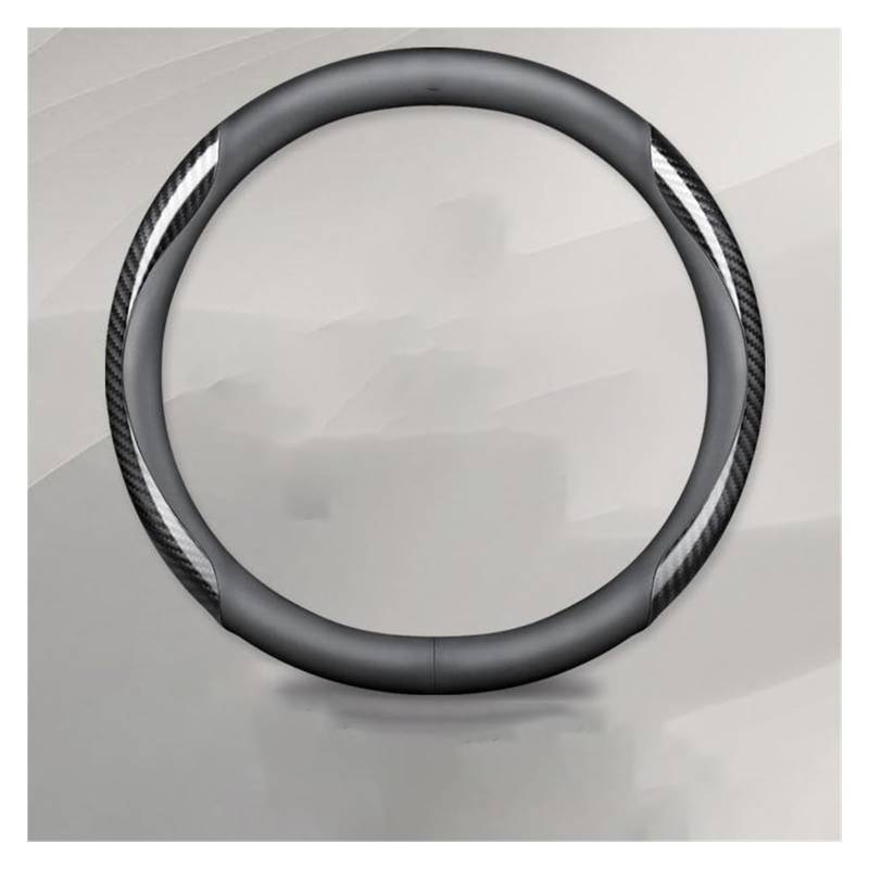 Für Ford Für Focus Mk4 2019-2022 Für ST Line Rutschfester, atmungsaktiver Lenkradschutz, Größe M 37–38 cm/14,5–15 Zoll Lenkradbezug(‎D) von NLNGNZBZTP
