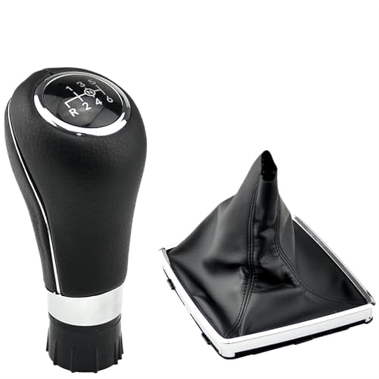 Schalthebelabdeckung fürs Auto Für Benz W204 C204 C63 C300 C250 W207 A207 W212 2008-2014 Manuelle Leder Auto Shift Schaltknauf Hebelmanschette Abdeckung 5-Gang-Schaltknauf(‎B-Big Hole 14.5mm-1) von NLNGNZBZTP
