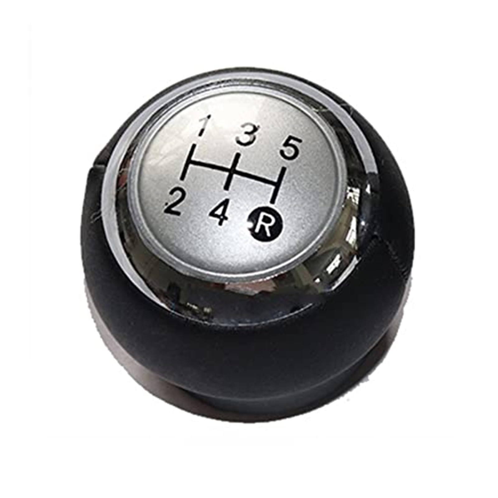 Schalthebelabdeckung fürs Auto Für Toyota für Corolla E15 E150 2006 2007 2008 2009 20101-2012 5/6 Geschwindigkeit Leder Manuelle Schaltknauf schalthebel Griff Stick(‎Silver) von NLNGNZBZTP