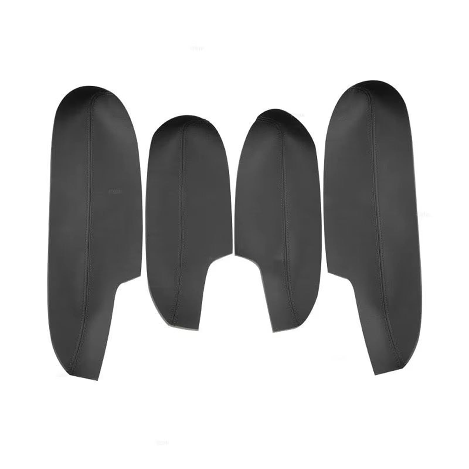 Bedienfeld für Autofenster Für Hyundai Für Veracruz 4 Stücke Mikrofaser Leder Auto Styling Innen Tür Armlehne Panel Abdeckung Trim Kfz Fensterheber Bedienpanel(Black) von NLNKZTZGEA