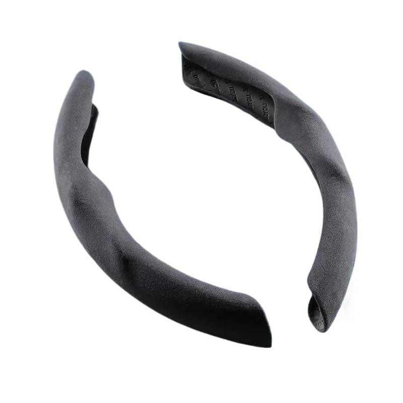 Auto Lenkradabdeckung 2Pcs 36-38CM PU Auto Lenkrad Abdeckung Flüssigkeit Gefühl Universal Auto Innen Zubehör Lenkradbezug Fürs Auto(B) von NLNPFGHVZY