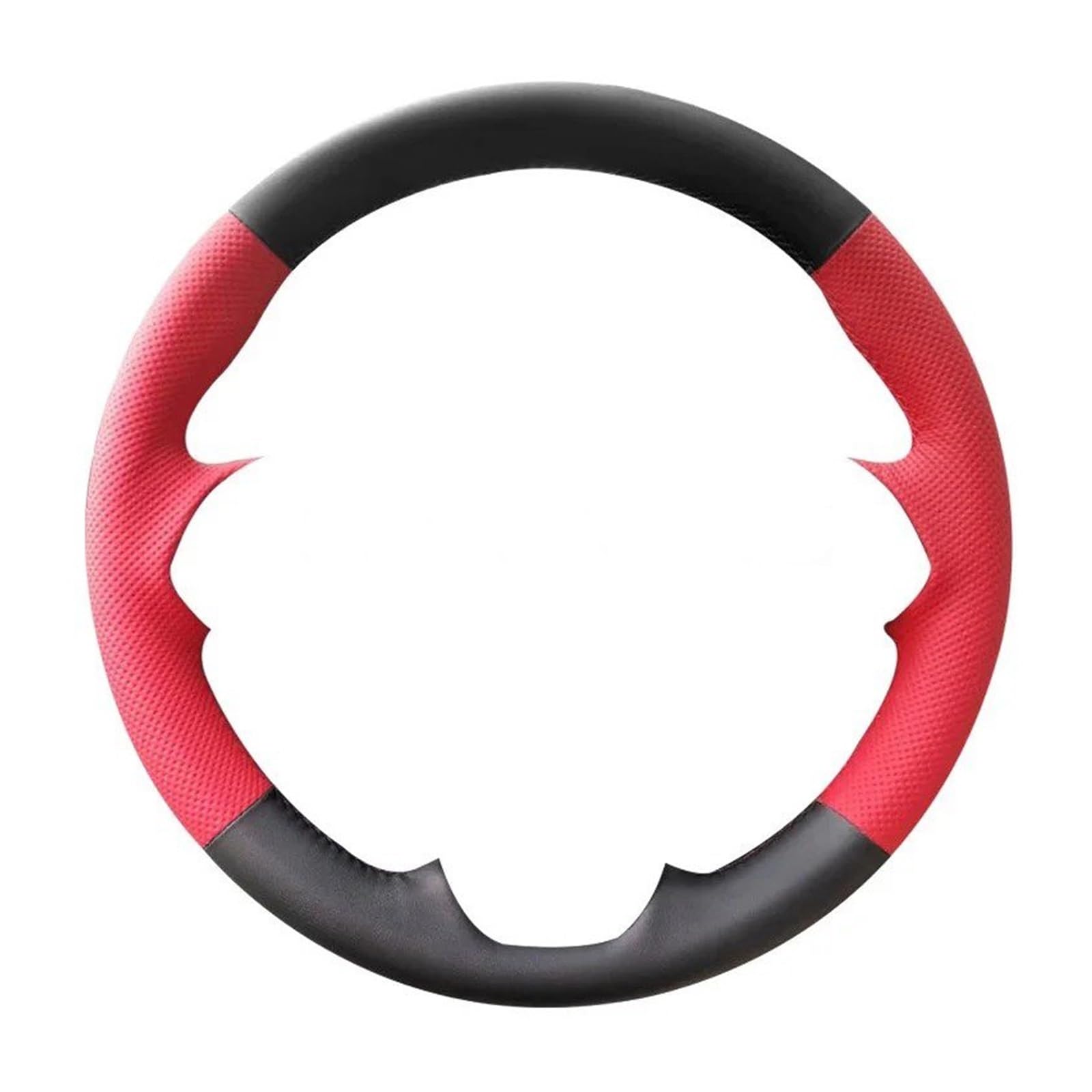 Auto Lenkradabdeckung Für 986 1998-2004 Autoinnenausstattung Leder rutschfeste Atmungsaktive Autolenkradabdeckung Lenkradbezug Fürs Auto(Red and Black) von NLNPFGHVZY