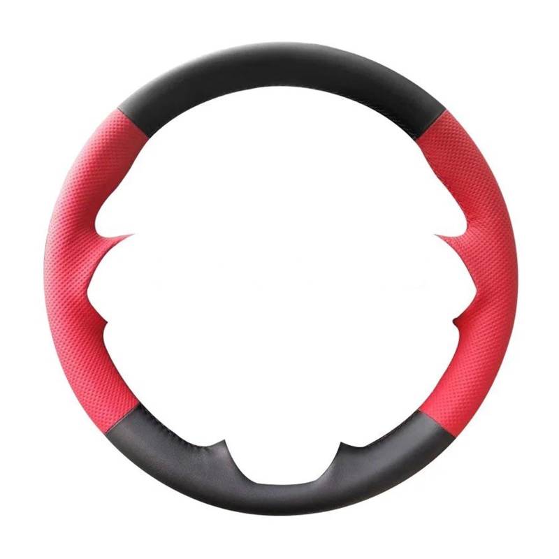 Auto Lenkradabdeckung Für 986 1998-2004 Autoinnenausstattung Leder rutschfeste Atmungsaktive Autolenkradabdeckung Lenkradbezug Fürs Auto(Red and Black) von NLNPFGHVZY