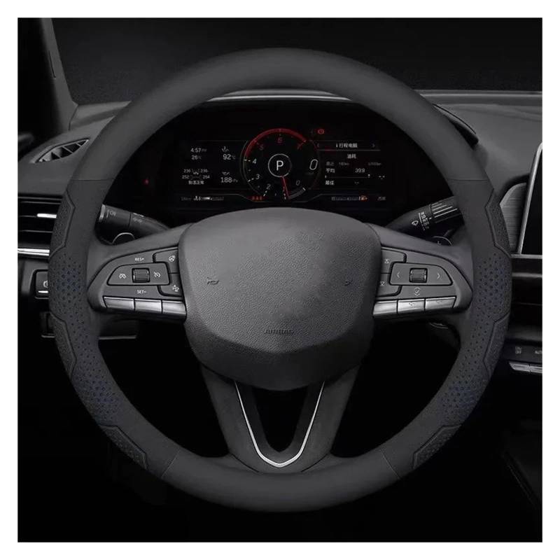 Auto Lenkradabdeckung Für Cadillac CT4 CT5 CT6 Für XT4 Für XT5 Für XT6 ATS BLS Cts EXT SLR SLS STS XLR Für Escalade SRX Auto Auto Lenkrad Abdeckung Lenkradbezug Fürs Auto(O Leather Blue) von NLNPFGHVZY